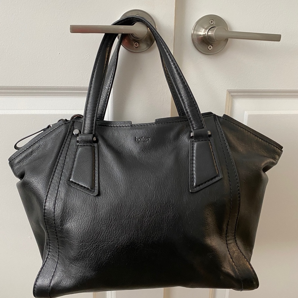 Botkier Genuine Black Leather Crossbody